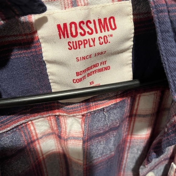 Red and blue plaid - XS boyfriend fit - Picture 2 of 4